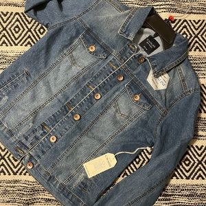 Cavalini distressed jean jacket